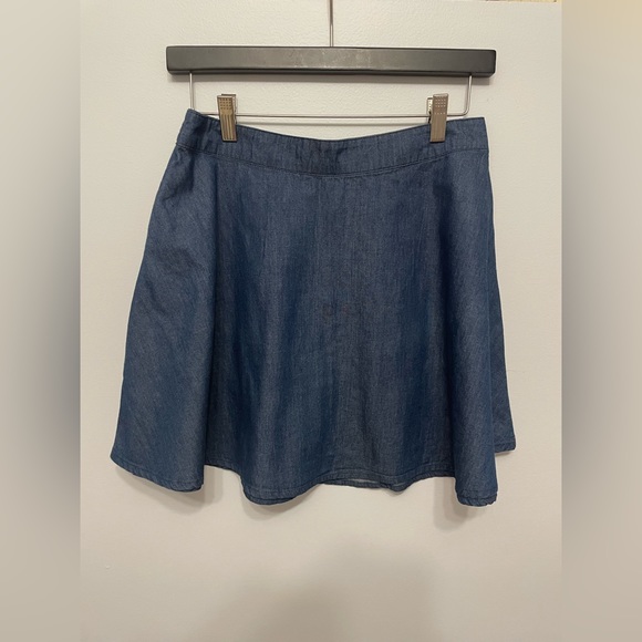 Forever 21 Jean Skater Skirt - Picture 2 of 5